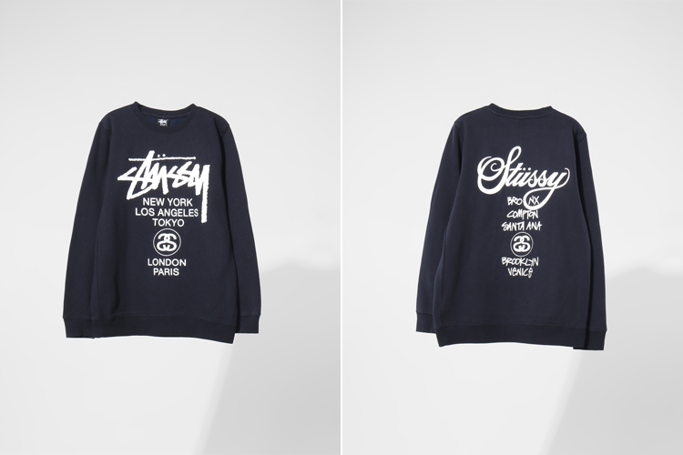 stussy品牌由laguna beach的冲浪者shawn stussy在八十年代