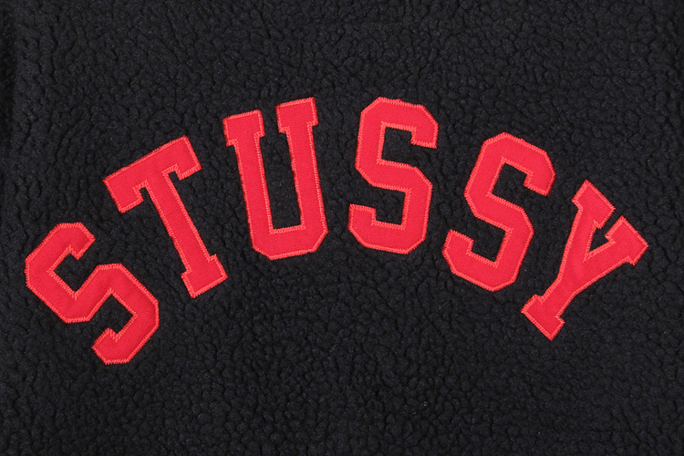 stussy logo印花夹克