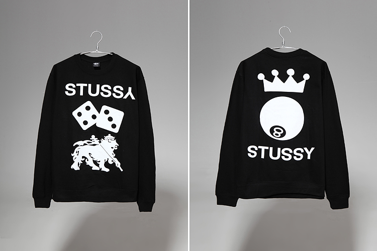 上衣 卫衣 stussy dice crew 圆领套头  stussy是源于美国的潮流品牌.