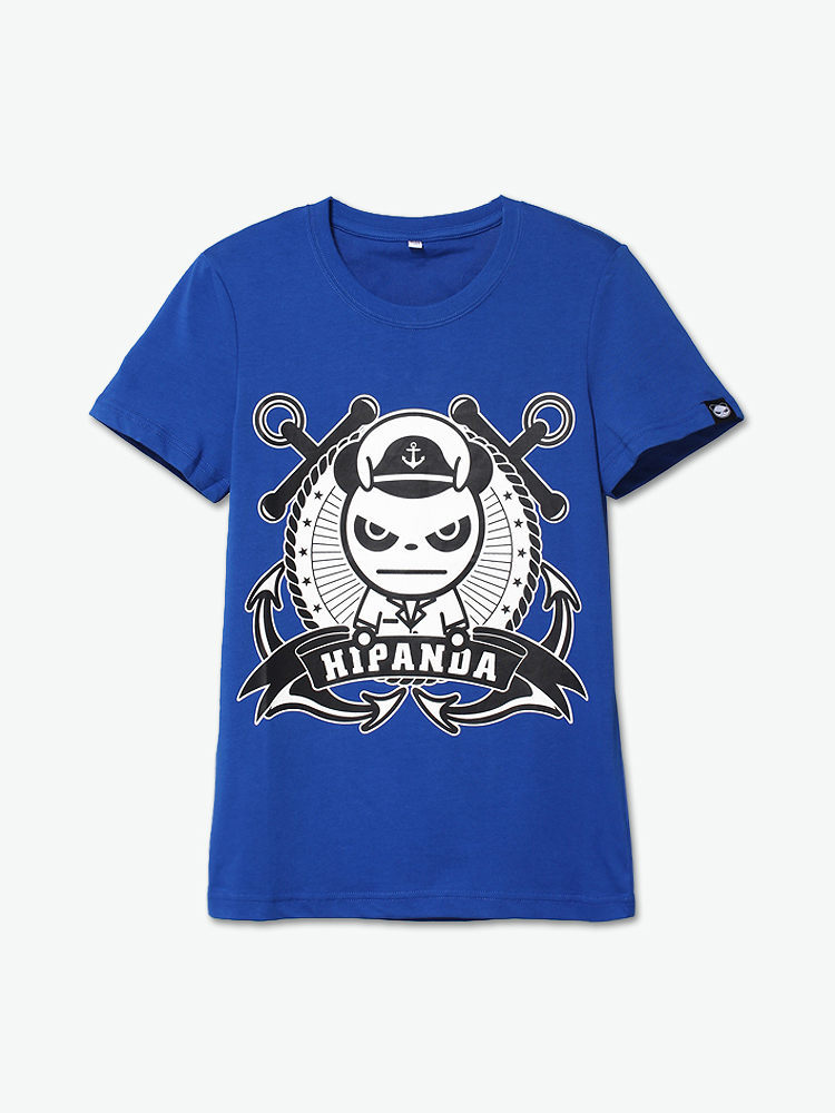 hipanda t恤|hipanda 熊猫船长圆领t恤 女款正品 |!