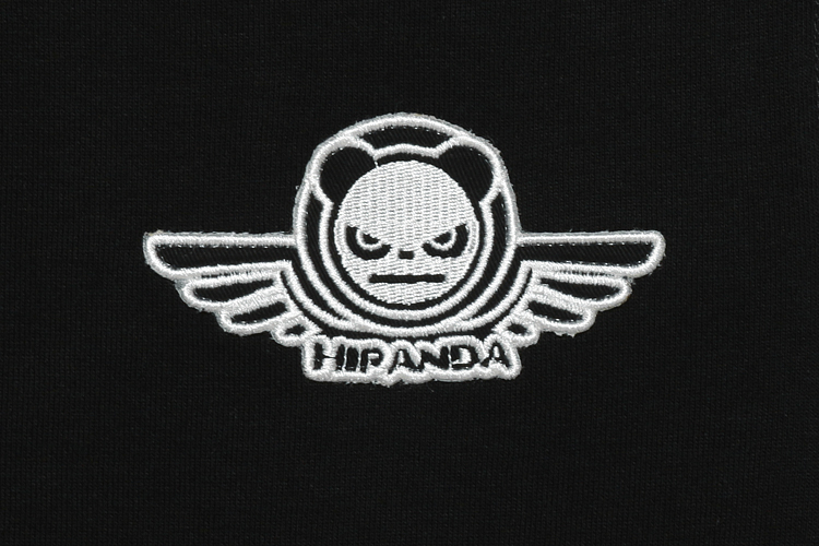 hipanda壁纸高清,hipanda潮牌壁纸 hipanda 黑色军事款徽章套头卫衣 女款