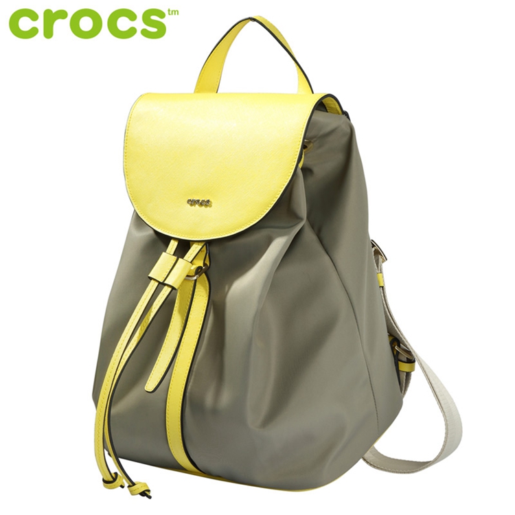 crocs 双肩包|crocs卡骆驰 isabella 时尚休闲黄色包
